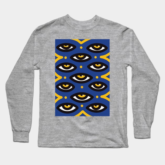 Thousands eyes Long Sleeve T-Shirt by Lopostudio